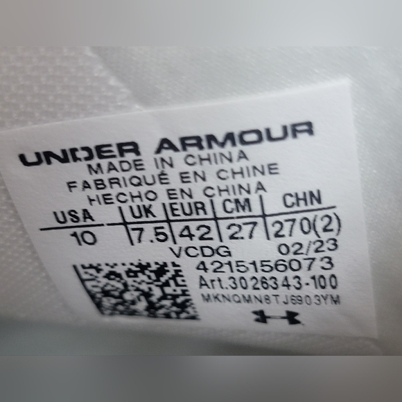 Under Armour Spotlight Clone 3.0 MC Football Cleats Women Sz 10 3026343 100 New - Picture 3 of 10